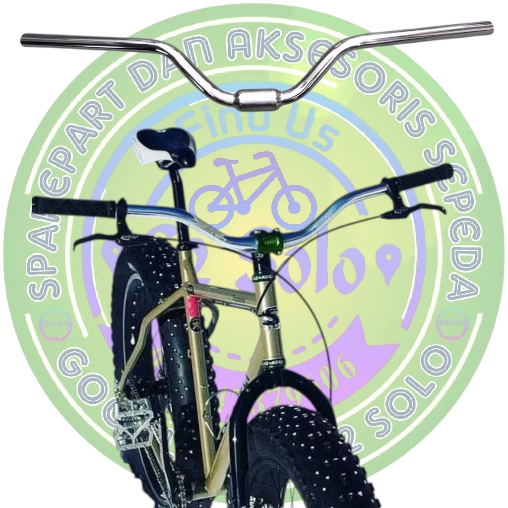 stang sepeda commuter bike federal mtb sunlander handlebar