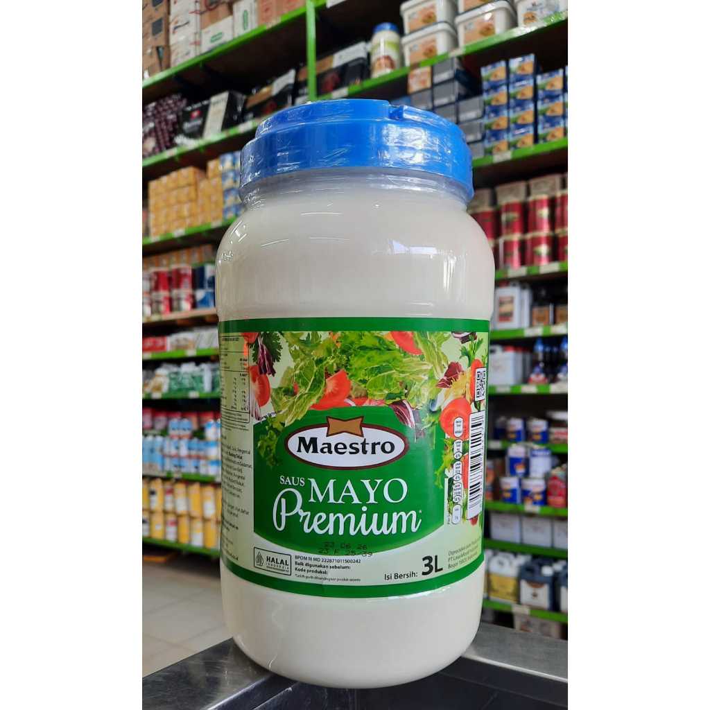 

Mayo saus maestro premium 3ltr/pail