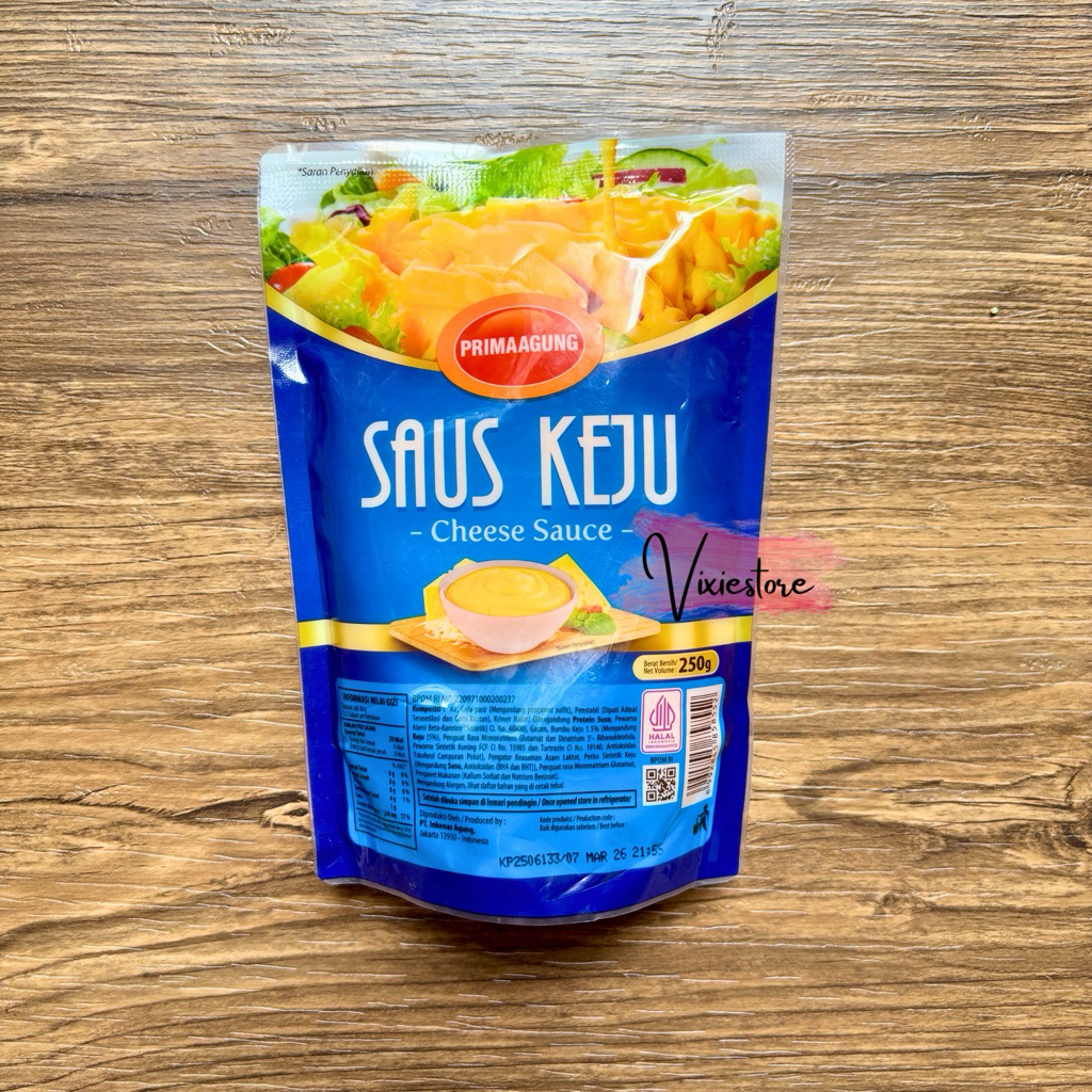 

Prima Agung Saus Keju 250gr