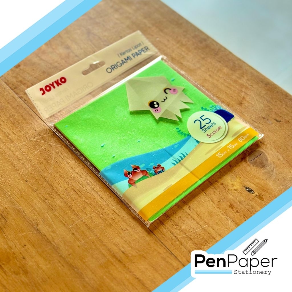 

Kertas Lipat Origami Paper JOYKO OGP-301-25 (5 Color) Bolak Balik