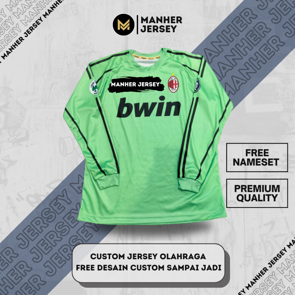JERSEY KIPER MILAN 2009 2010 FULL PRINTING