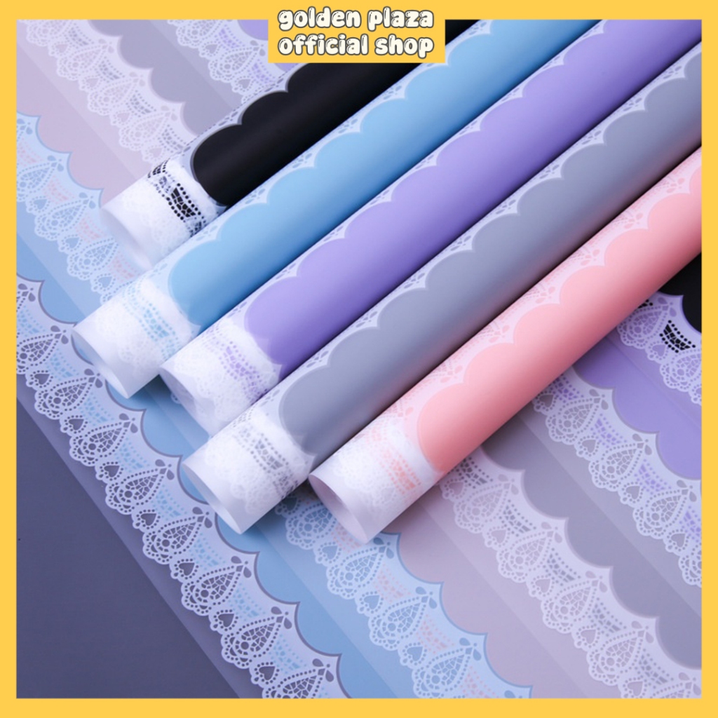 

Kertas Bunga Motif Renda Warna Flower Wrapping Paper Renda Kertas Buket Bunga Florist KB6175