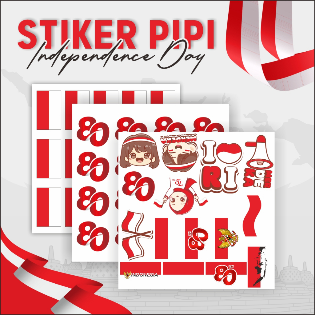 

Stiker Pipi Kemerdekaan RI - Tempelan Wajah 17 Agustusan - Sticker Unik Murah Dan Aesthetic