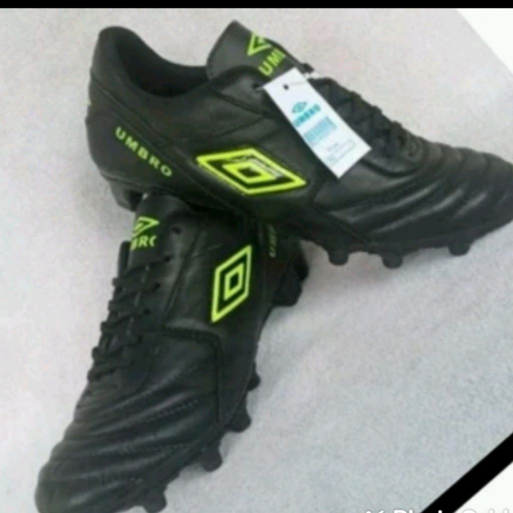 sepatu Bola Kulit asli UMBRO outsol sudah dijahit muter