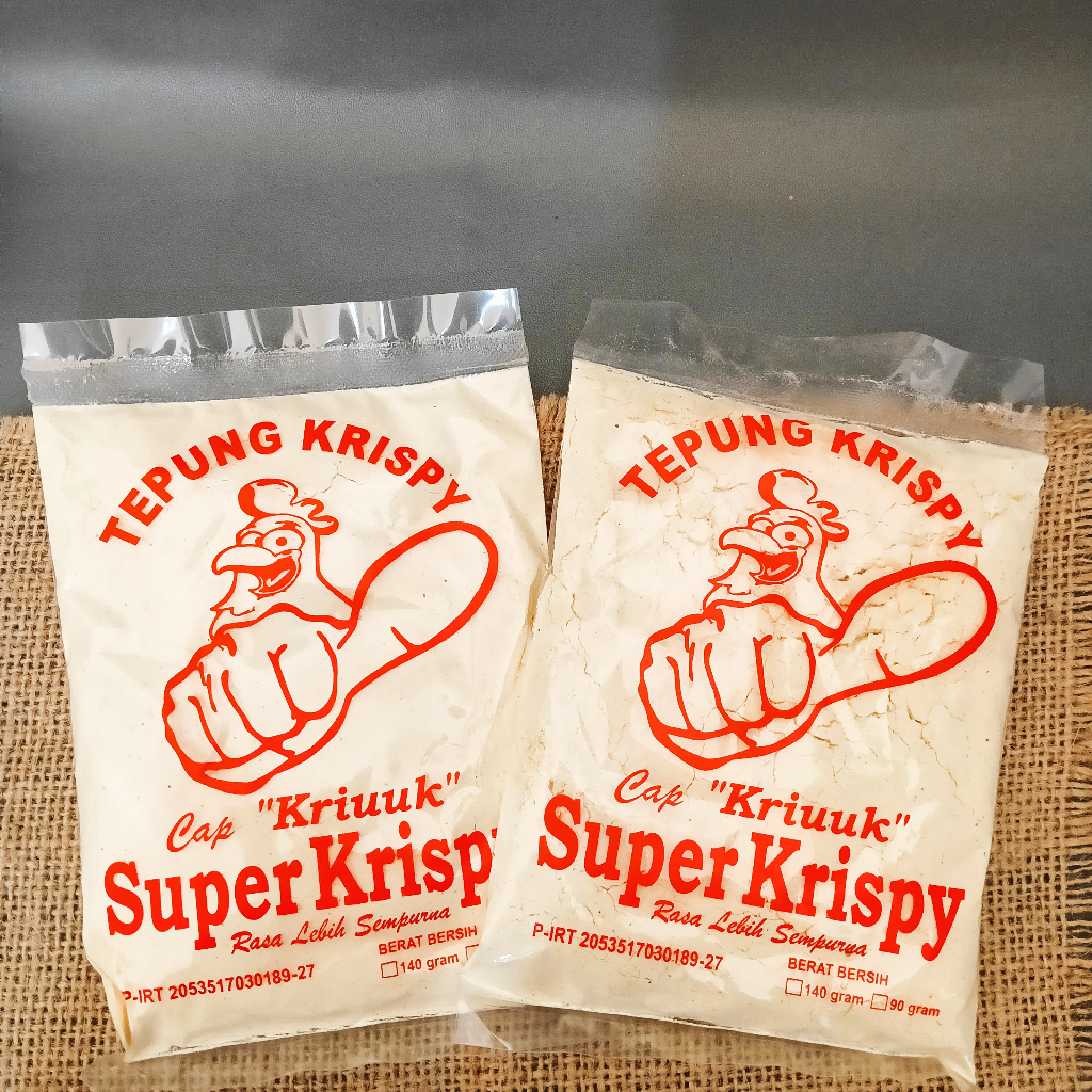 

Tepung Kriuk Super Crispy Serbagina isi 90Gram PROMO BELI 10 pcs BONUS 2 pcs
