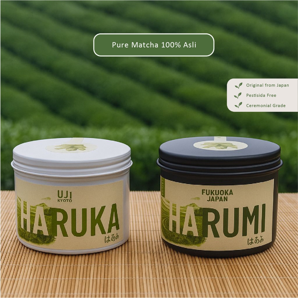 

Pure Uji Matcha Powder 100% Green Tea / Bubuk Matcha Murni Premium Grade Japan