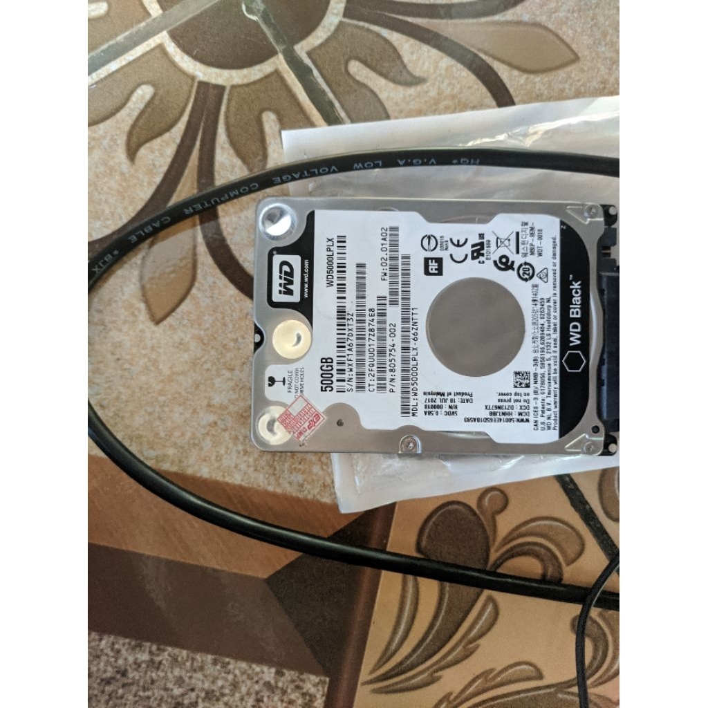 hdd wd black 2.5 inch 500gb