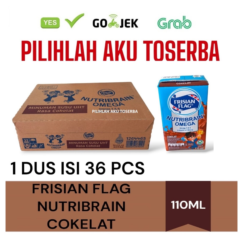 

Susu Frisian Flag NUTRIBRAIN CHOCOLATE 115 ml MENJADI 110 ML - ( HARGA 1 DUS ISI 36 pcs )