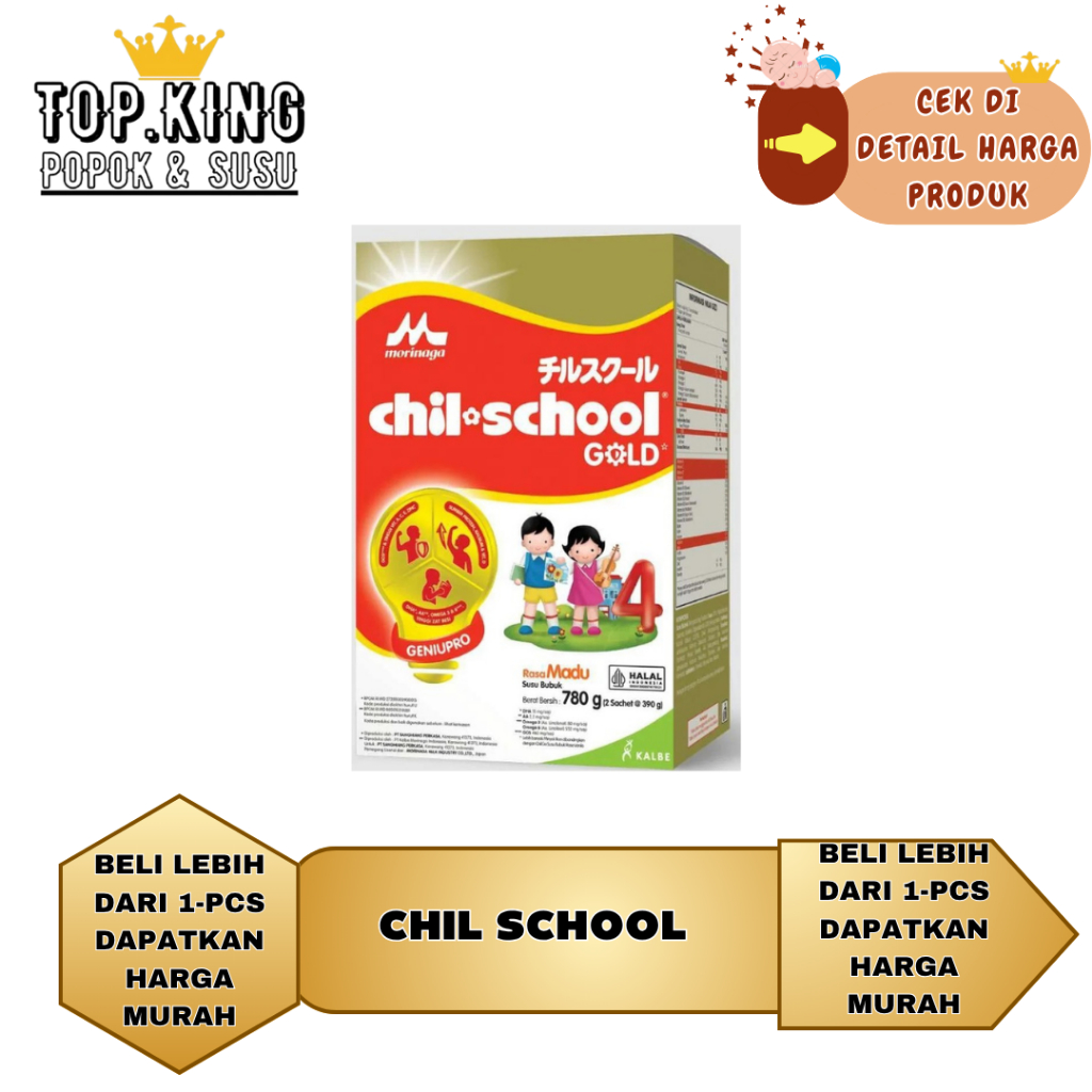 

Chilschool 4 780gr Usia 3-12 Tahun Rasa Madu/Coklat/Vanila/Strawbery/top.king