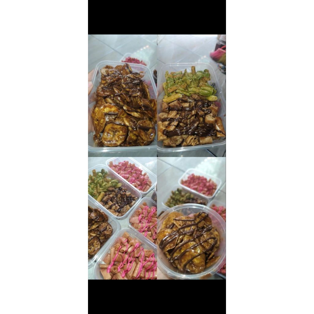 

Kripik pisang dan lumpia lumer