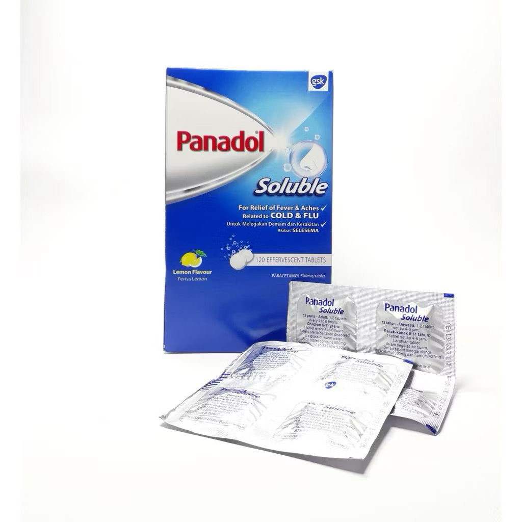 Panadol soluble Malaysia 4 tablet