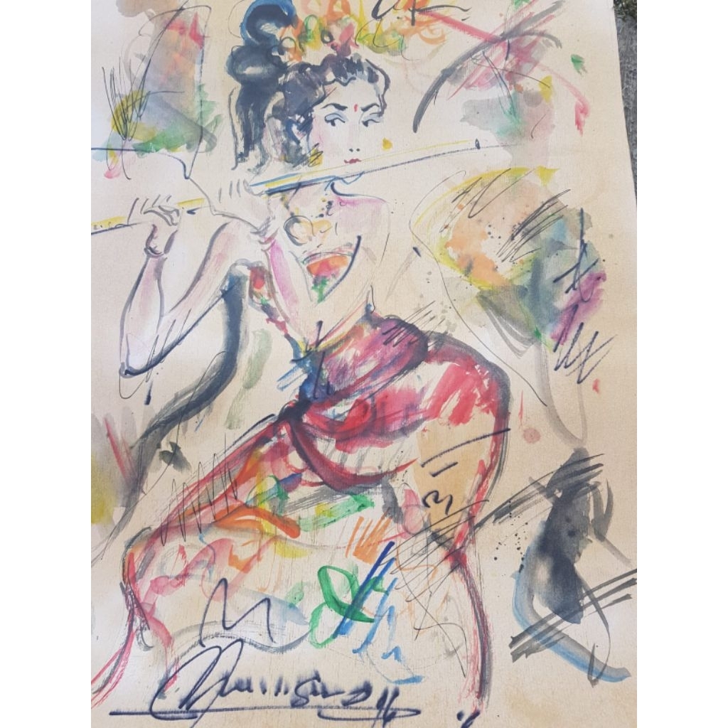 lukisam kertas yoman