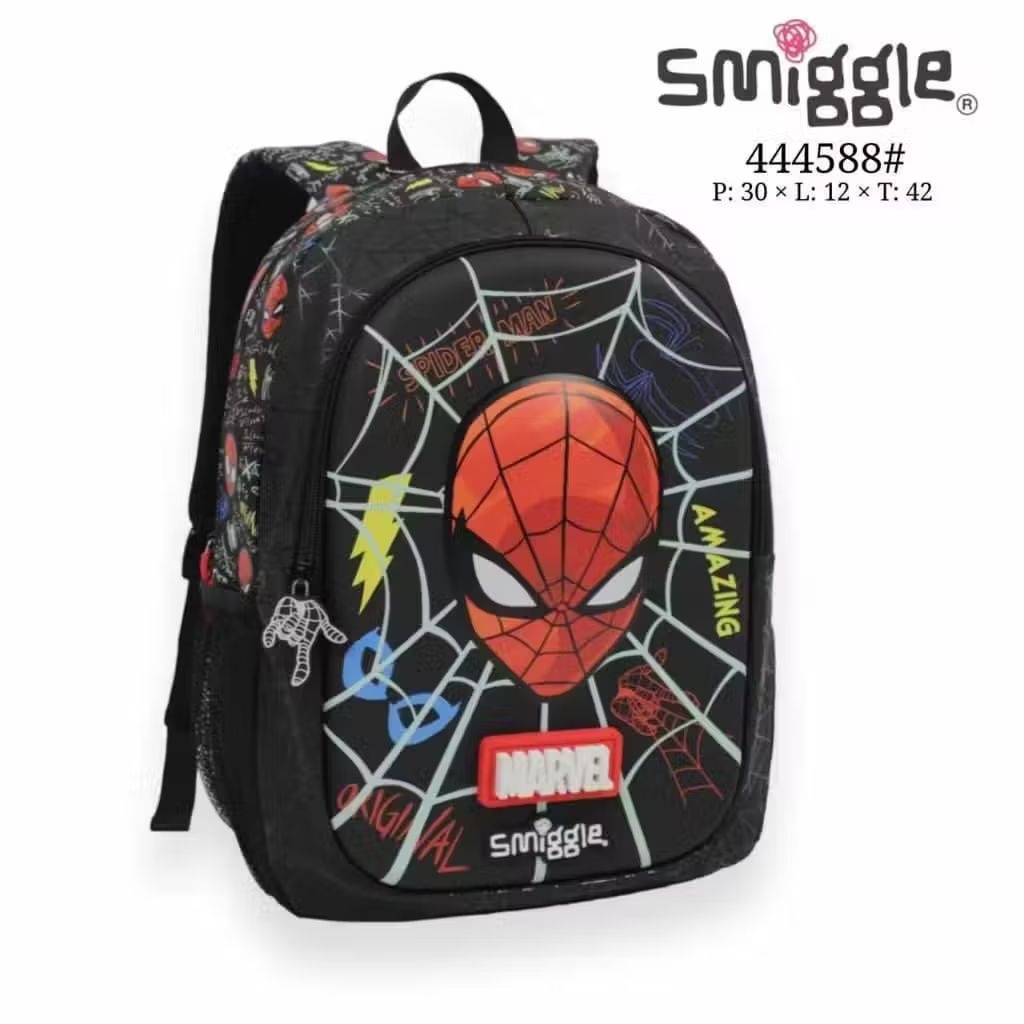 Ransel Tas Anak TK SD SPIDERMAN Motif timbul HSD