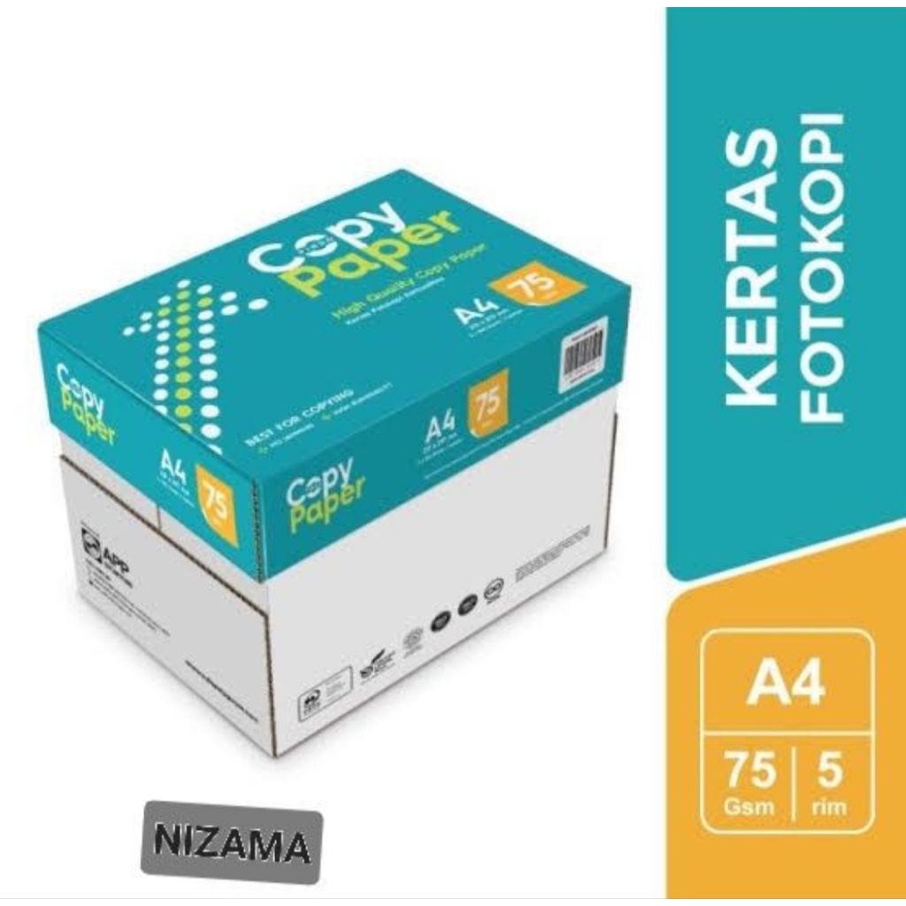 Kertas HVS 75 gr Kertas Copy 75 gsm A4 Kertas A4 75 gr Copy Paper 75 gr