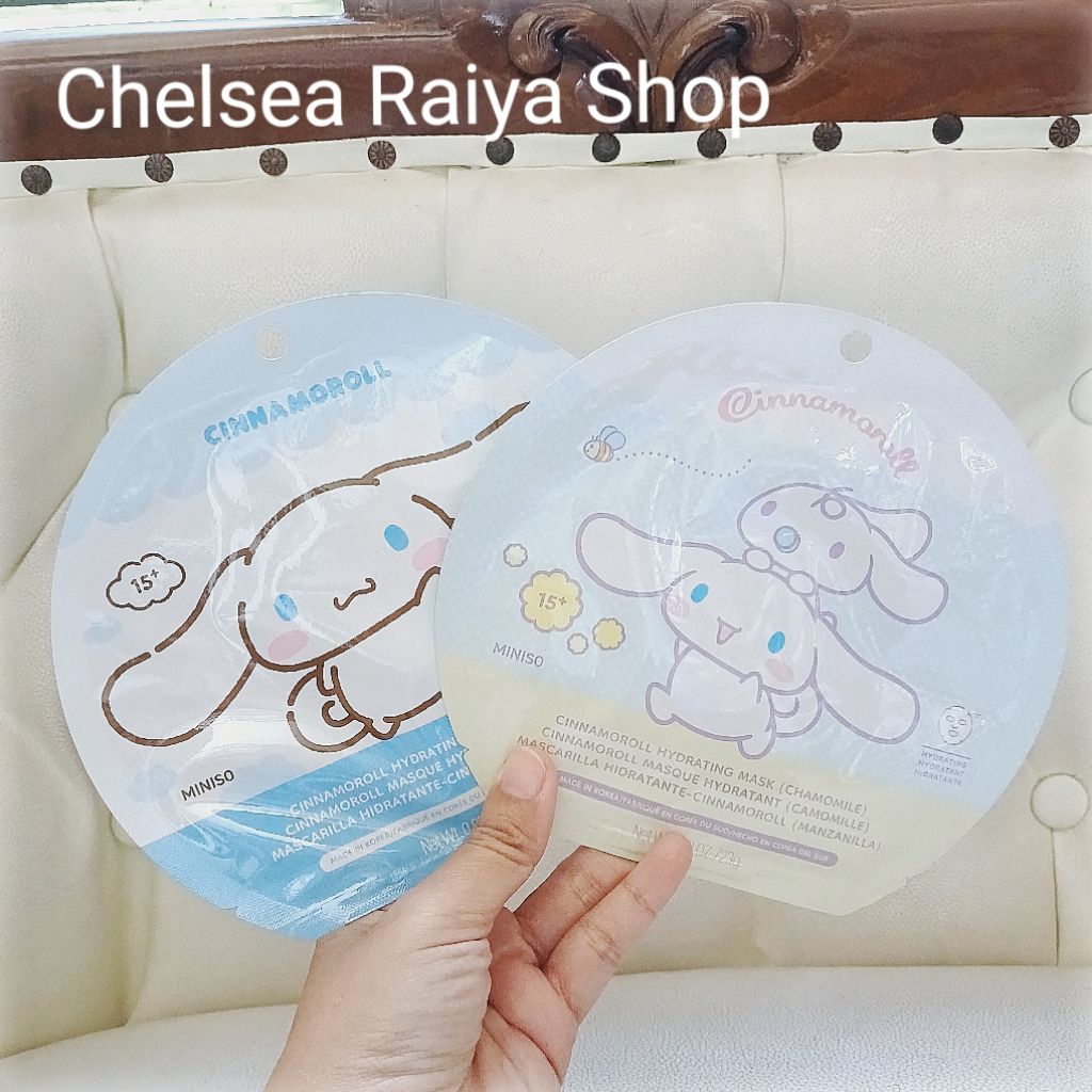 Cinnamoroll and Milk Hydrating Mask 23gr Cinamorol Cinamoroll Cinnamonroll Kawaii Original Korea
