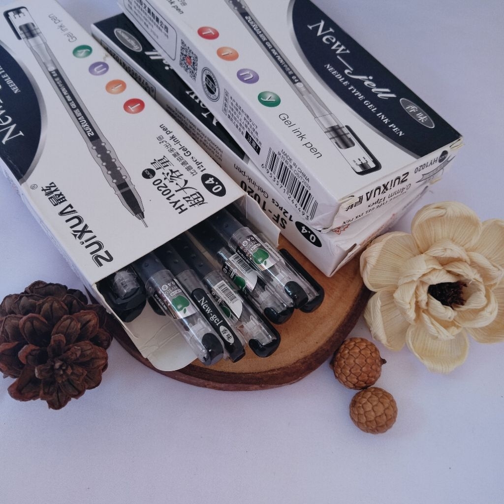 

Pulpen Gel Ink Zuixua HY-7020 – Tinta Hitam 0.4mm