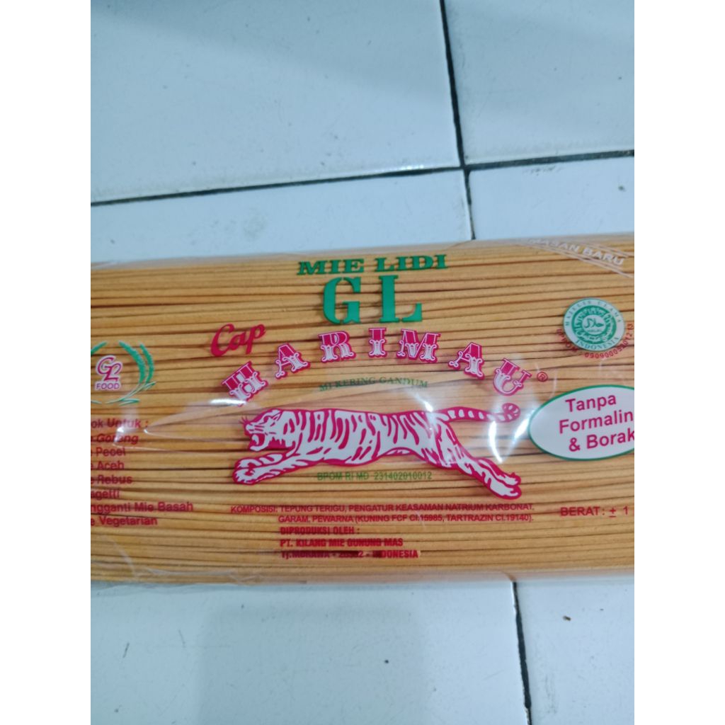 

Mi lidi Mie gomak kuning