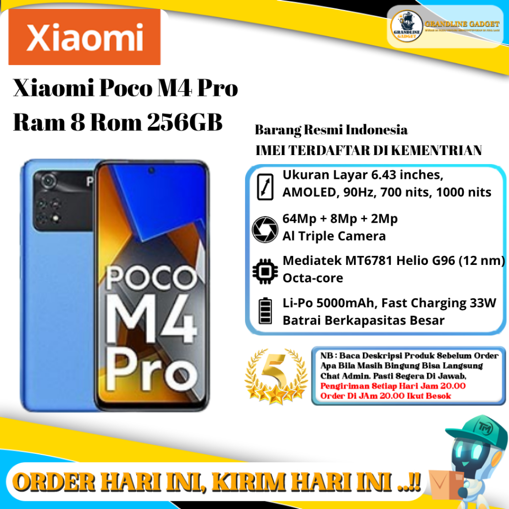 Xiaomi Poco M4 Pro Ram 8 Rom 256GB