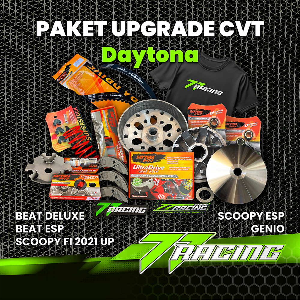 PAKET FULL UPGRADE CVT BEAT DELUXE-GENIO-SCOOPY BEAT ESP-SCOOPY ESP-VARIO 110 ESP KIRIAN MOTOR DAYTO