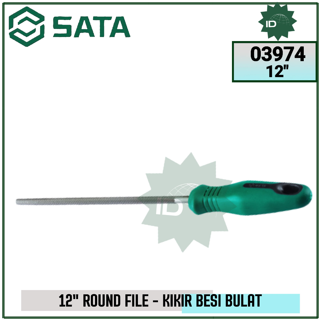 

SATA Kikir Besi Bulat 12 Inch Round File 03974 Sata Tools