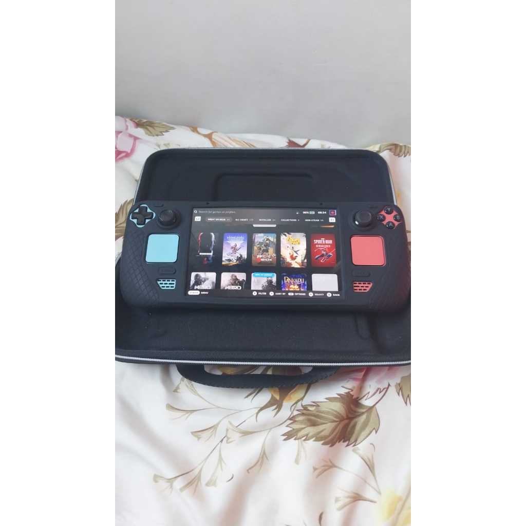 Steam Deck OLED 512GB + 128GB SD Card Emudeck + Screen Protector Bekas Second