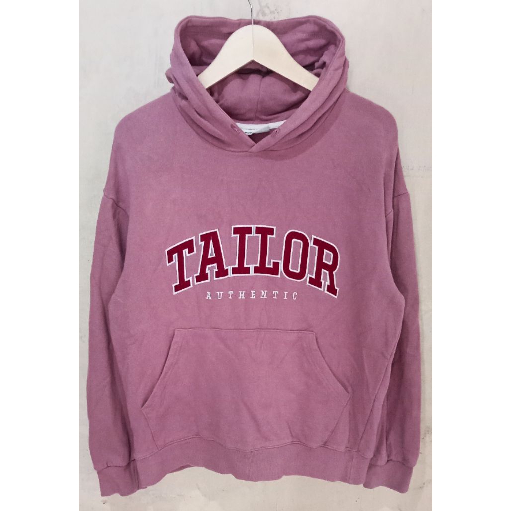 Hoodie TAILOR STUDIO bordir dusty pink/salem second