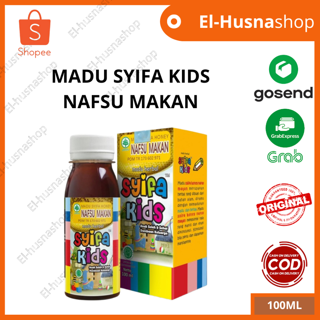 

Madu Syifa Kids Nafsu Makan Madu Anak Penambah Nafsu Makan 100ml Asli Original