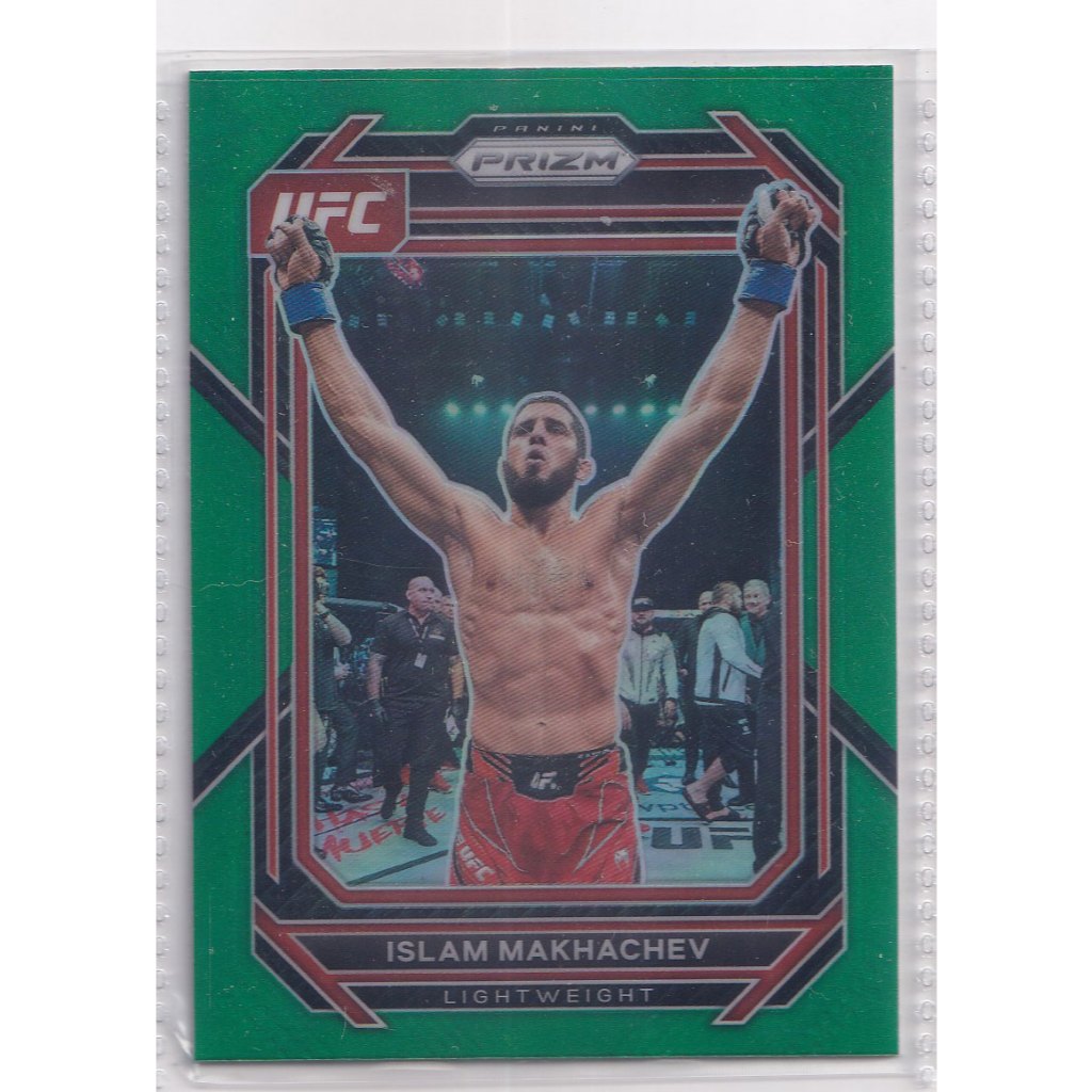 2023 Panini Prizm UFC Green Prizm #177 Islam Makhachev