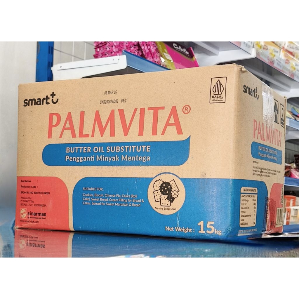 

Palmvita Bos 15kg/Butter Palmvita Bio Substite Oil (BOS) 15kg/Palmvita Butter/