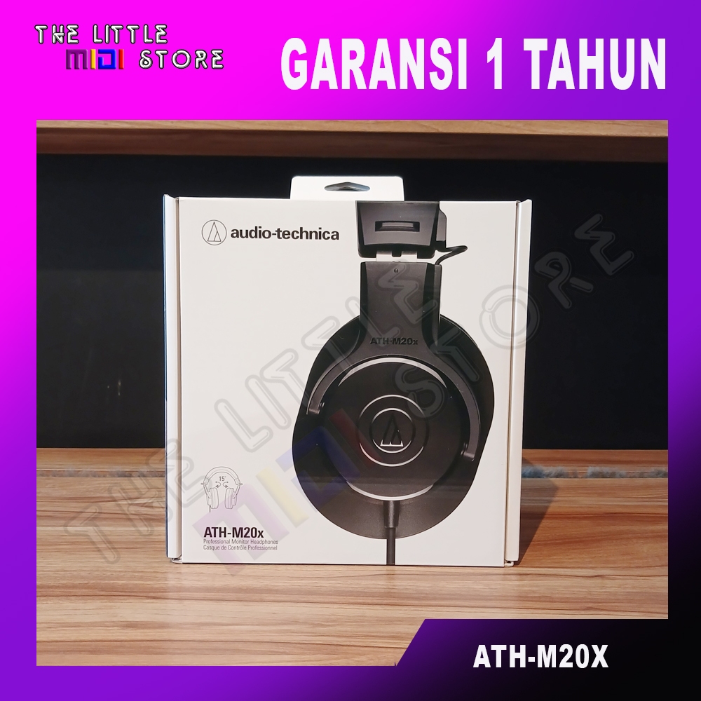 Audio Technica ATH-M20x Headphone Profesional Monitor