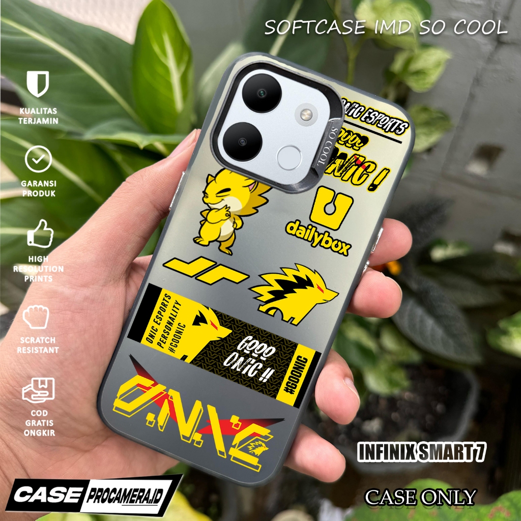Case IMD For INFINIX SMART 7 - casing For Case IMD - ( ESPRT )Case Custom - Case IMD - Softcase - Ke