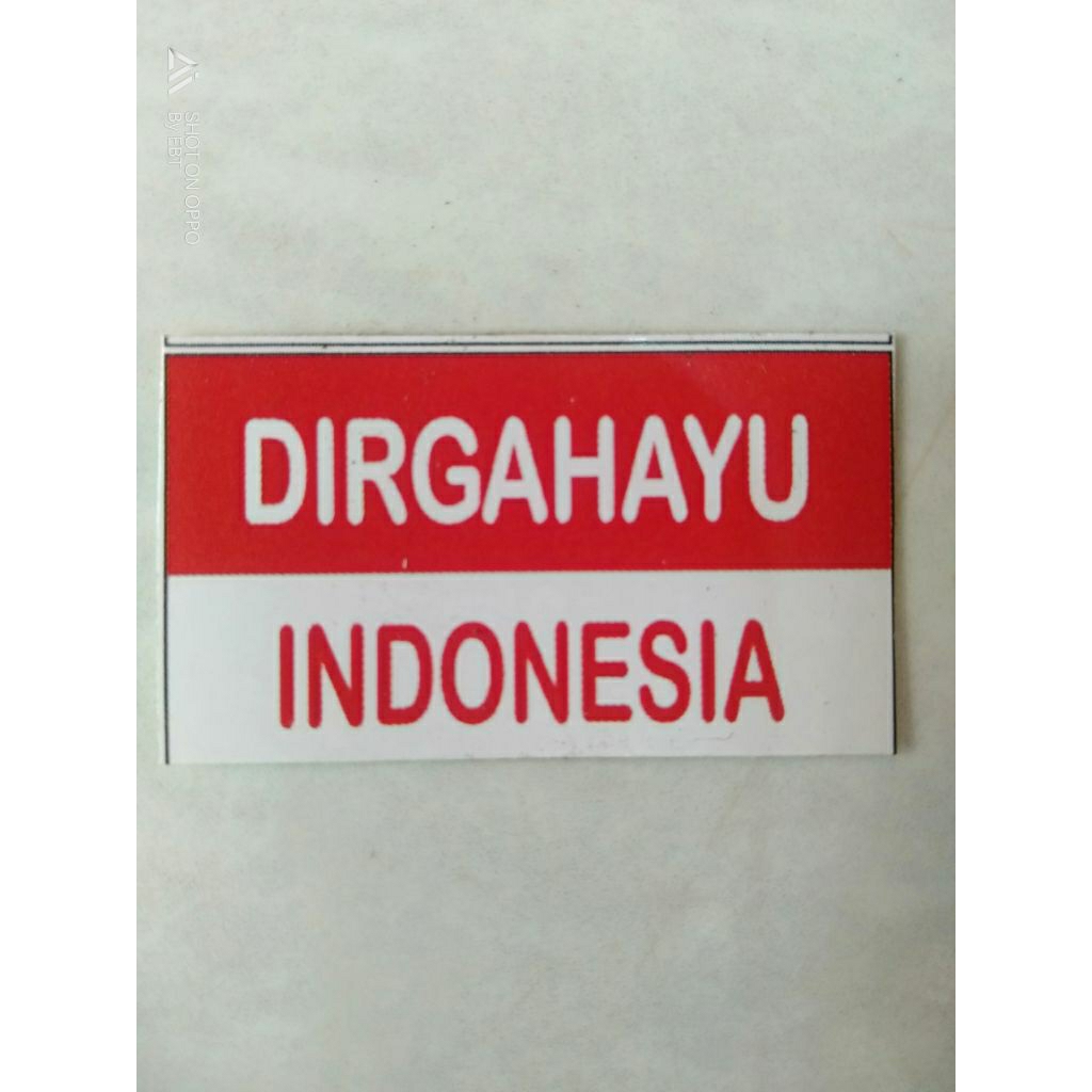 

(50 pcs) Stiker pipi /Stiker pipi merah putih / Bendera Merah Putih kemerdekaan / Bendera Pipi