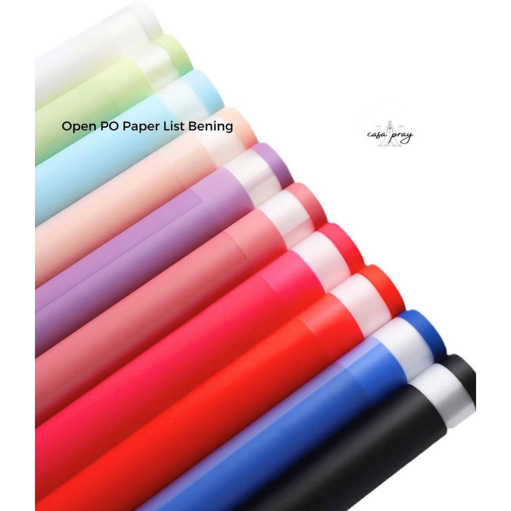 

[1 PACK/20 LEMBAR] KERTAS BUKET BUNGA | FLOWER WRAPPING PAPER | CELLOPHANE | LIST BENING EDITION