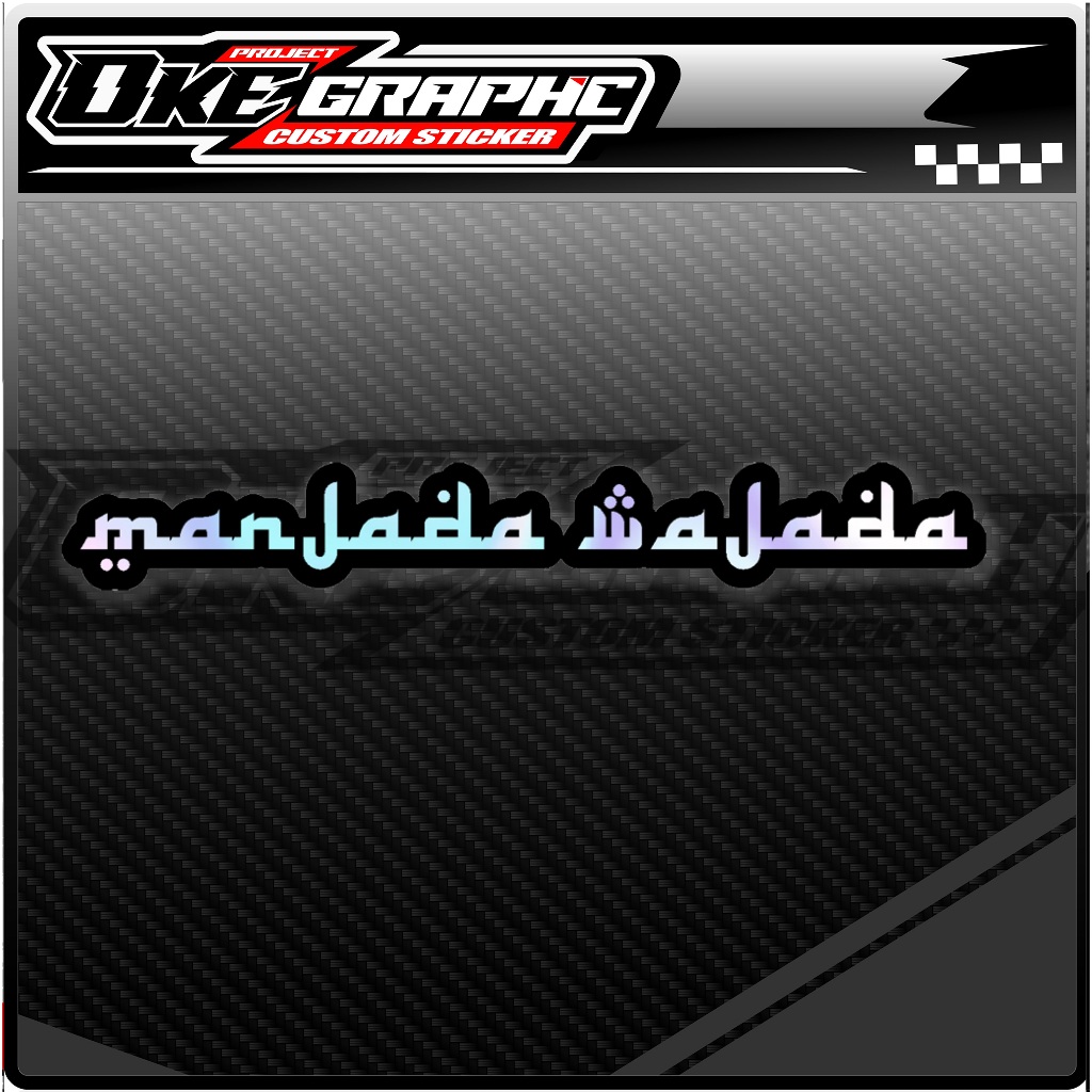 

10 STIKER MANJADA WAJADA - STIKER ANTI AIR-STIKER AESTHETIC- STIKER CASE HP ,HELM, LAPTOP