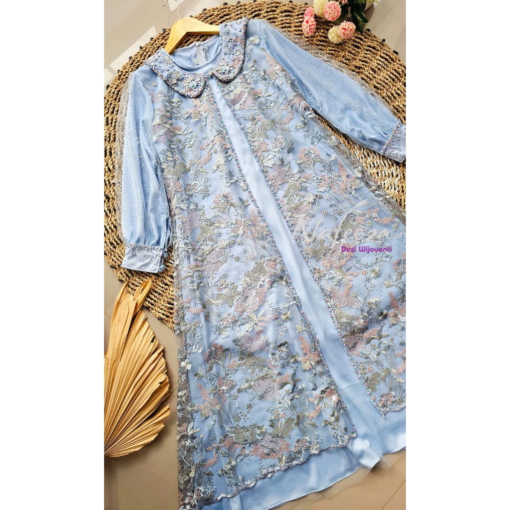 Kebaya Wisuda Custom Jahit Gamis Pesta Brokat Tile Mewah Custom Model Size Baju Brokat