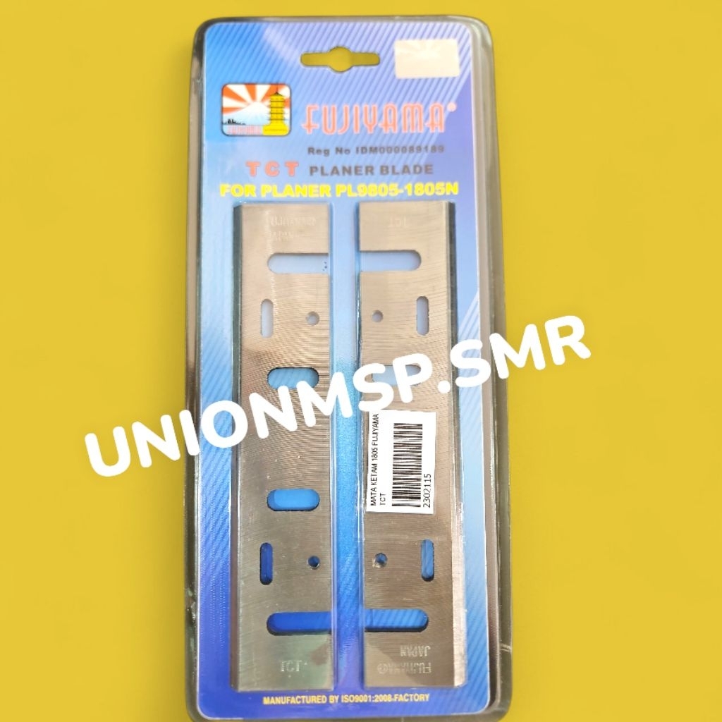 Pisau Ketam TCT Fujiyama 155mm Planer Blade – Mata Serut Tajam untuk PL9805 / 1805N
