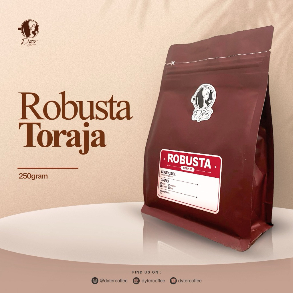 

kopi toraja robusta coffee 250 gram