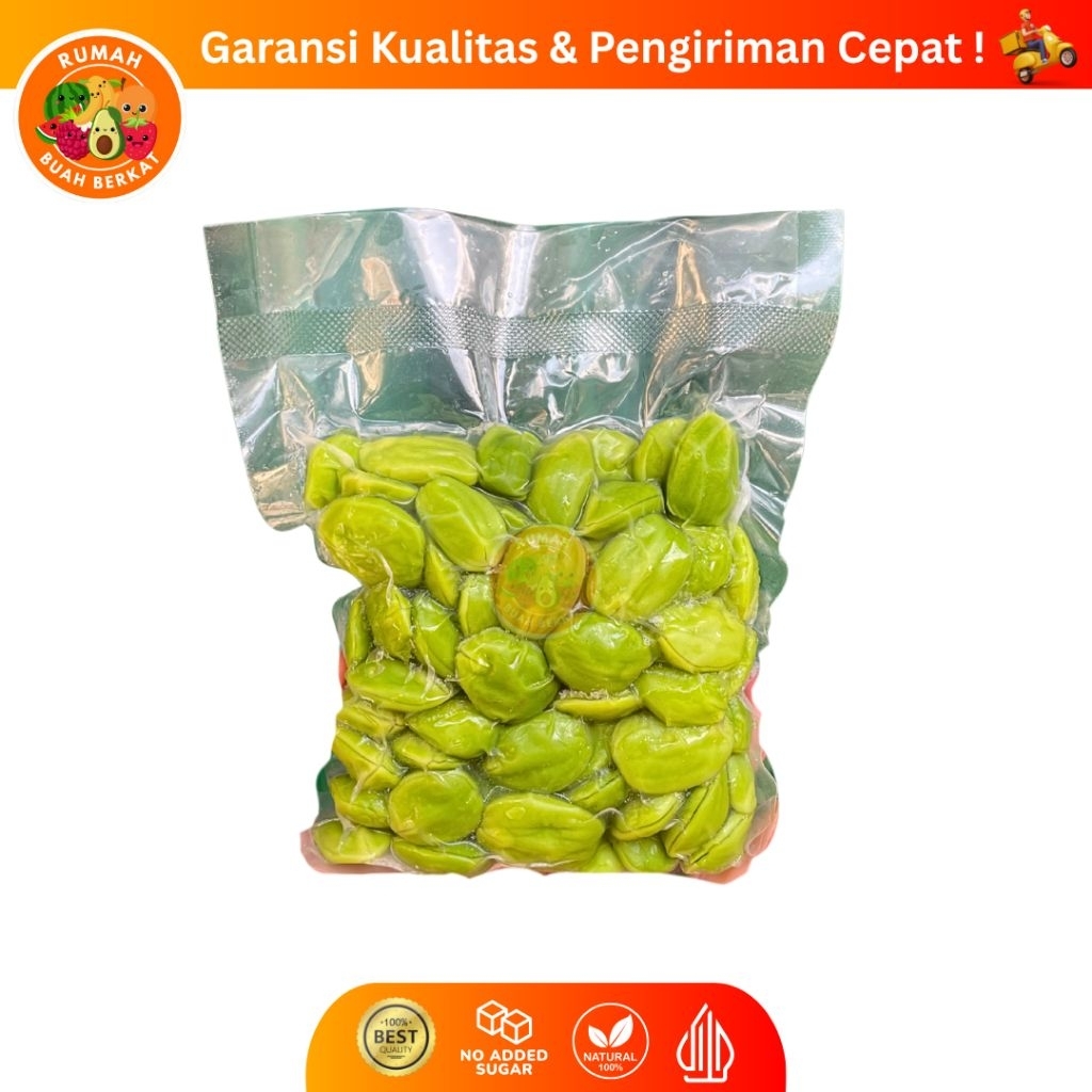 

Pete Kupas Grade A / Petai Kupas Premium Fresh / Pete Kupas Kemasan 250 gram