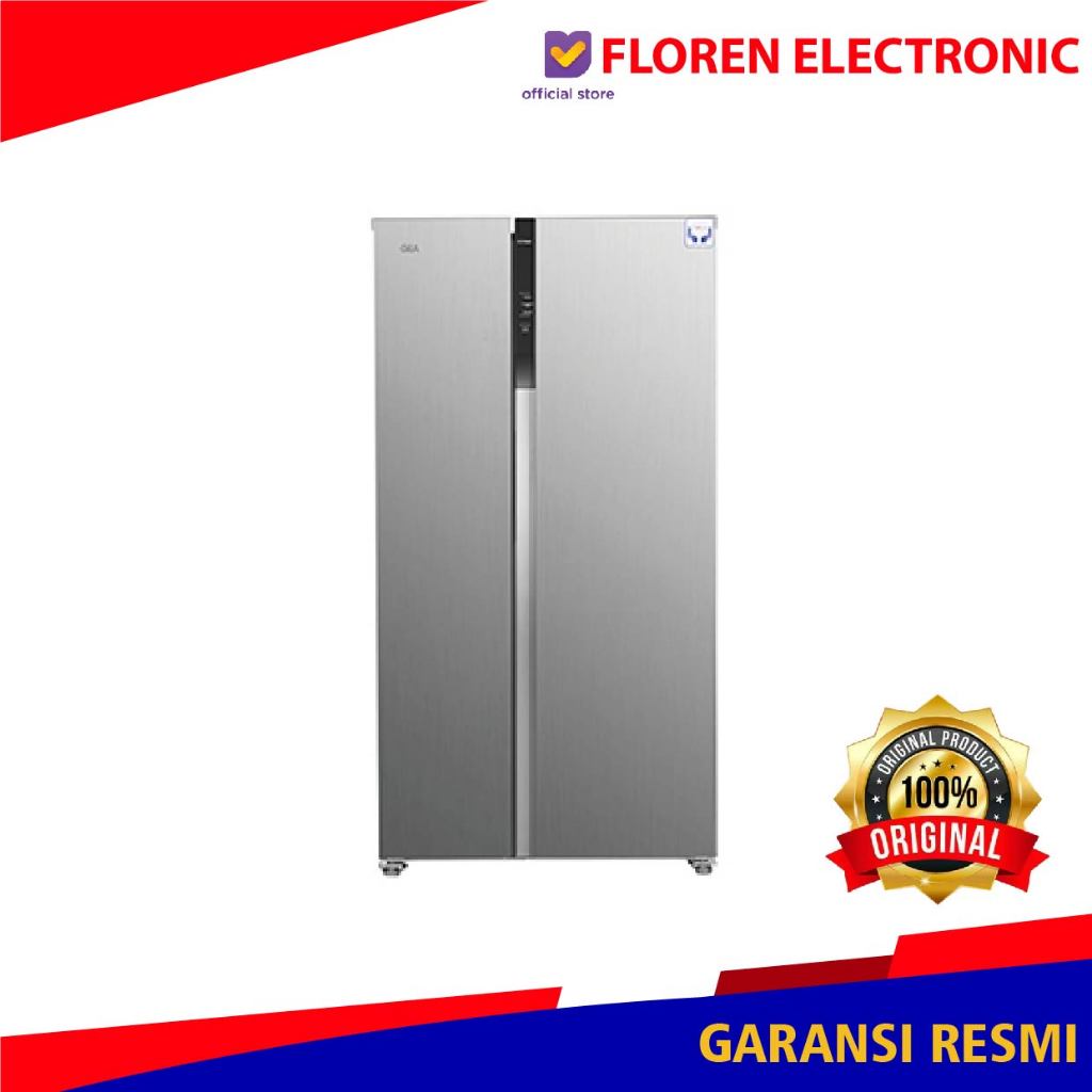 Gea Kulkas Side by side G2D-563R / G2D 563R / G2D563R INOX