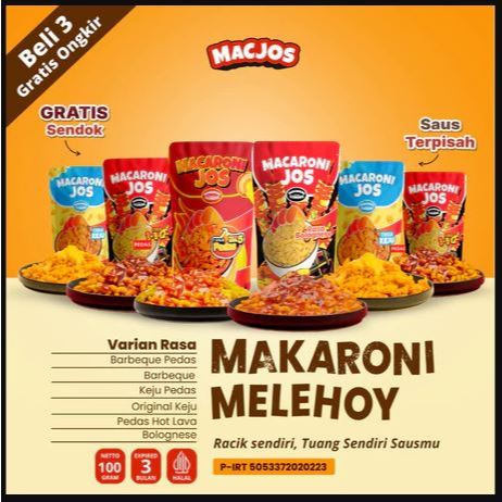 

Makaroni Melehoy - Isi 100gr