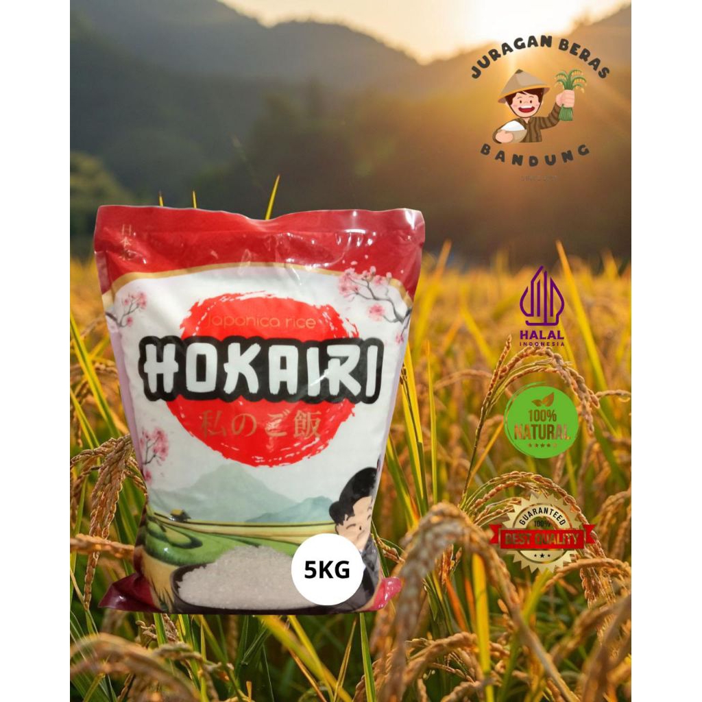 

Beras Japonica HOKAIRI 5 Kg