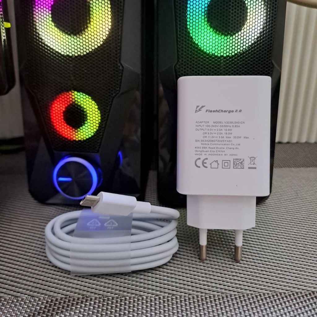 Charger Casan Hp VIVO Y21 Y 21A Y21S Y21T Y33s Y33T Y51 Y51A Y75 T15G 33W Fast Charging Type C