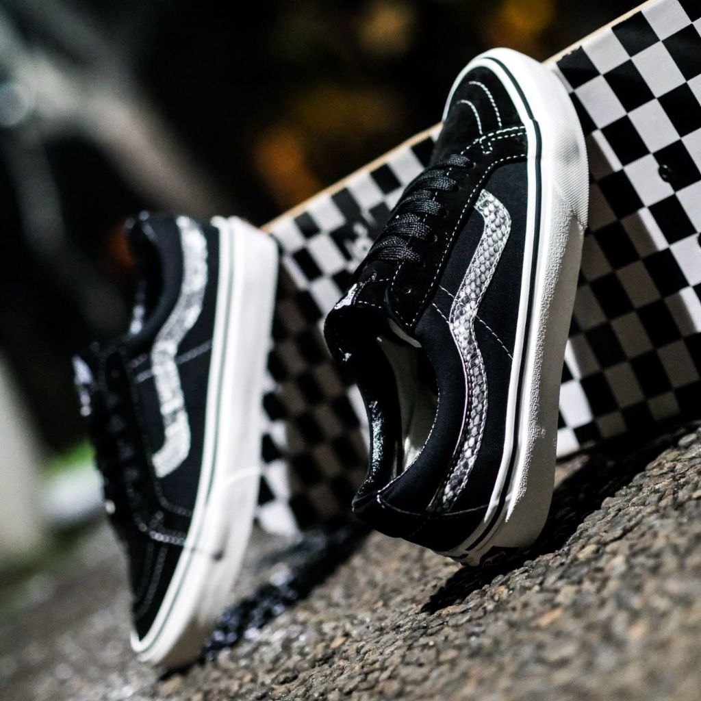 Vans Sk8 Low Reissue Surf Snake Black