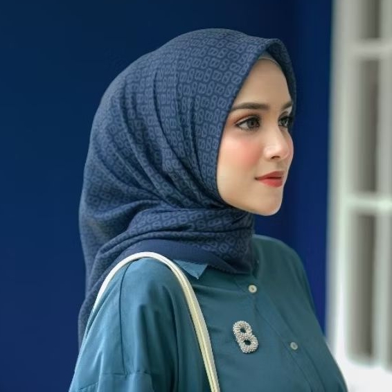 Buttonscarves The Tapis Square Teal