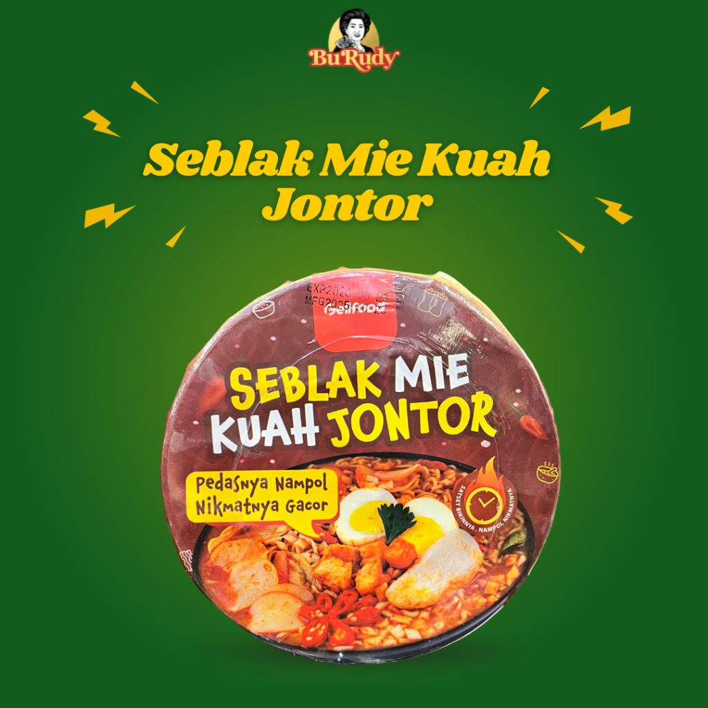 

Seblak Mie Kuah Jontor 100gr – Gelifood Camilan Pedas Kekinian Siap Saji