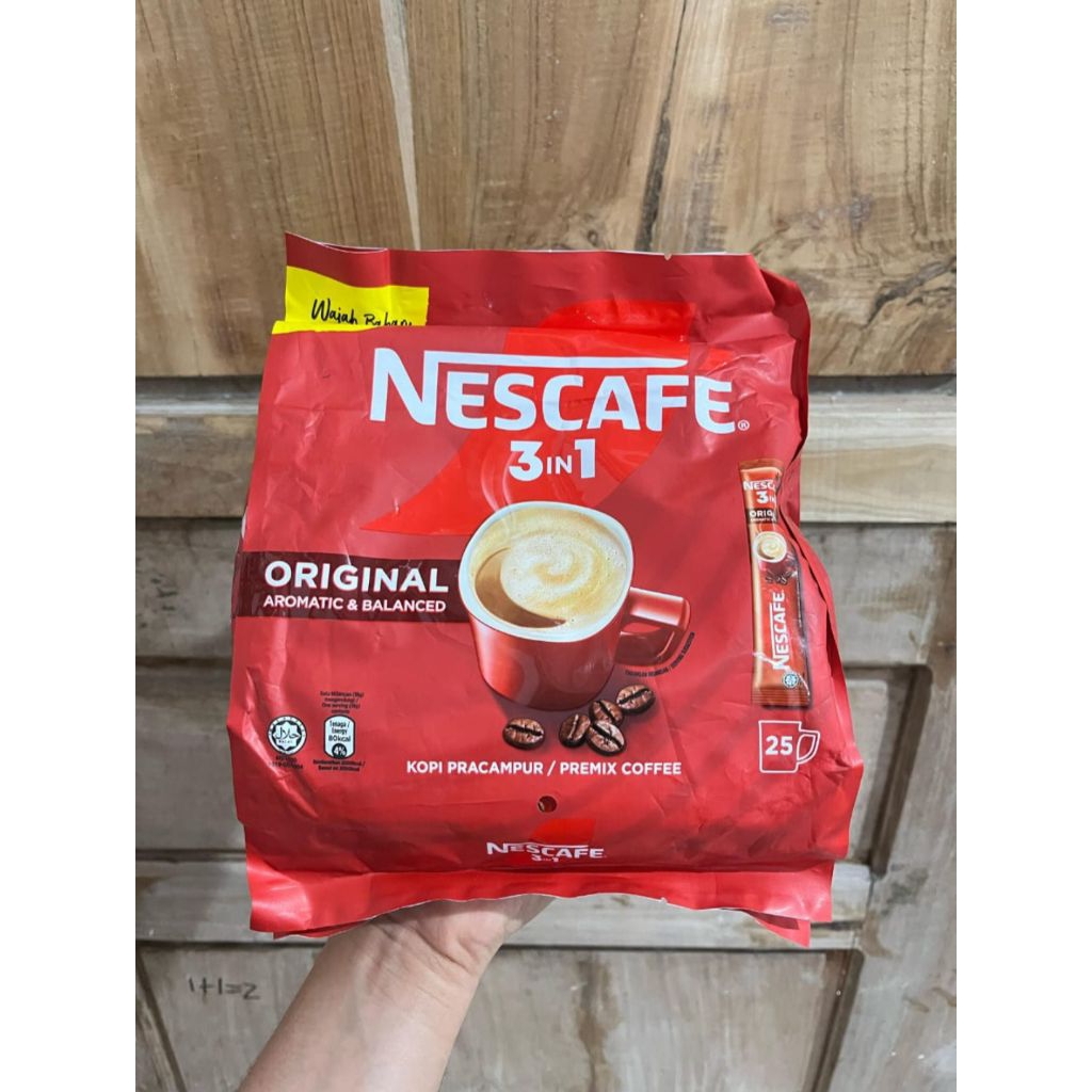 

READY Nescafe 3 in 1 malaysia isi 25 stik