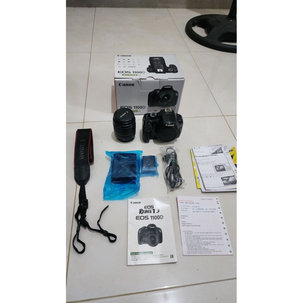 Kamera Canon eos 1100d second fullset