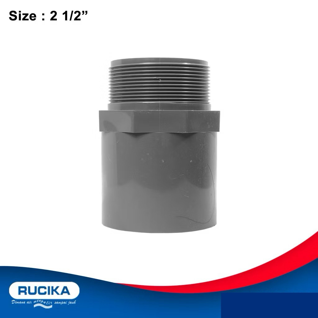 SDD Sok Drat Luar 2,5 inch Rucika AW Fitting 2 1/2"