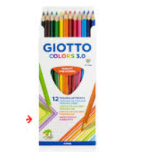 

Pensil Giotto Color 3.0 Triangular Cardboard 12C 277400