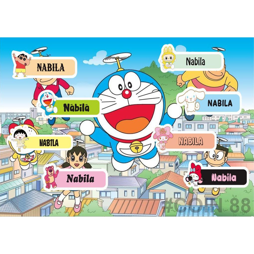 

Stiker Nama/Label Nama Setrika Untuk Anak-anak dan Dewasa Bahan Dtf Waterproof 1x Order Isi 30 Pcs Terbaru Terlaris Murah Model Baru Bisa Custom Gambar